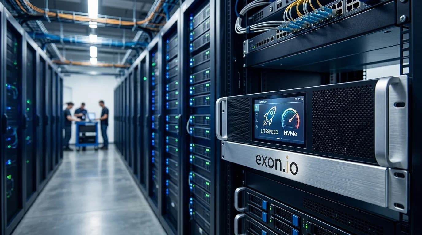 Exon.io nextHosting – výkonný webhosting na LiteSpeed a NVMe