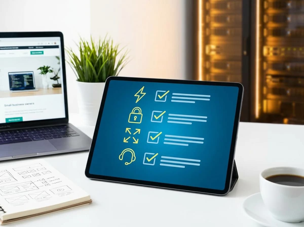 Choosing web hosting for a small business — checklist of plan types and price signals